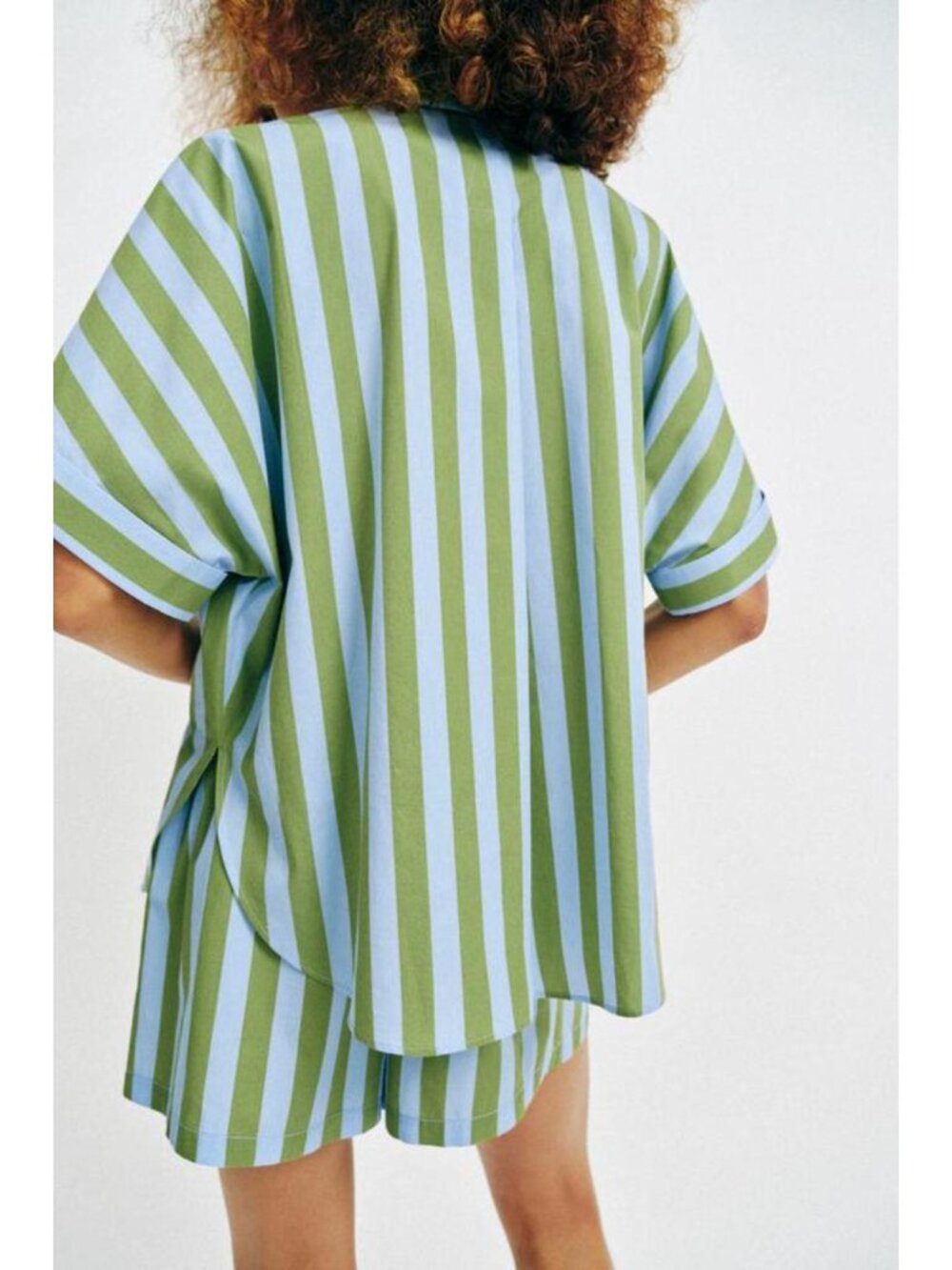 ZARA OVERSIZED STRIPED SHIRT - Picture 7 of 11